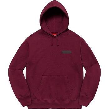 Burgundy Supreme Fiend Hooded Sweatshirts | Supreme 339GL